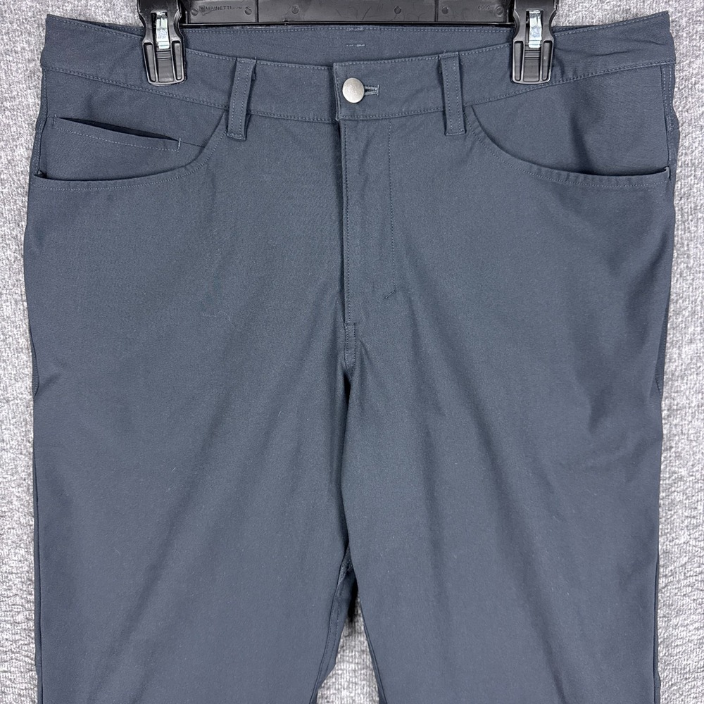 Lululemon ABC Pants Mens 34x31 Gray Classic Fit Warpstreme Athleisure Stretch
